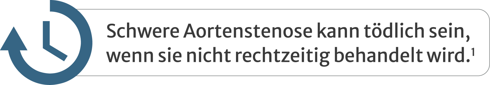 Eine Aortenstenose kann tödlich sein, wenn sie nicht rechtzeitig behandelt wird.